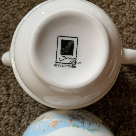 Delton Products Summer River Tea Pot w/Cup Set - Picture 8 of 9